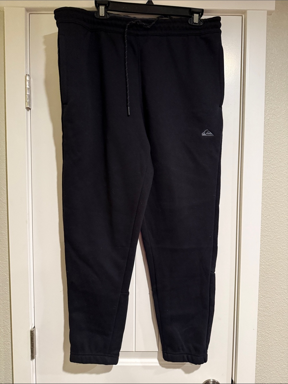 Quiksilver Men's Black Drawstring Joggers